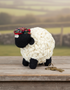 Erin Knitwear Knitted Sheep | Red Tartan Cap - Medium