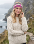 Erin Aran Sheep Headband | Pink & Grey