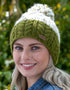 Erin Wool Bobble Hat Flecked Green