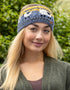 Aran Sheep Headband | Blue & Yellow