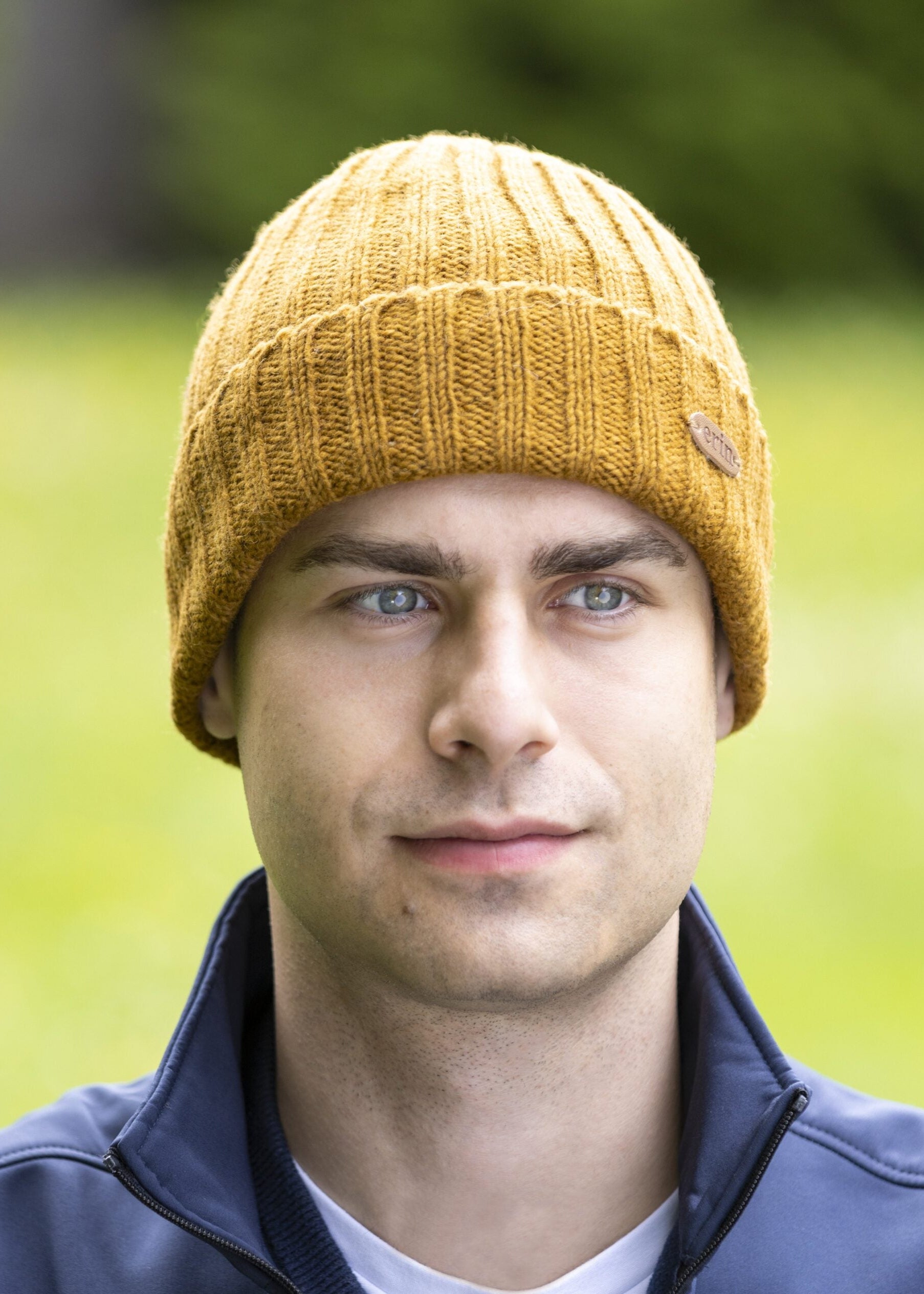 Rib Pullon Hat Turnup | Mustard