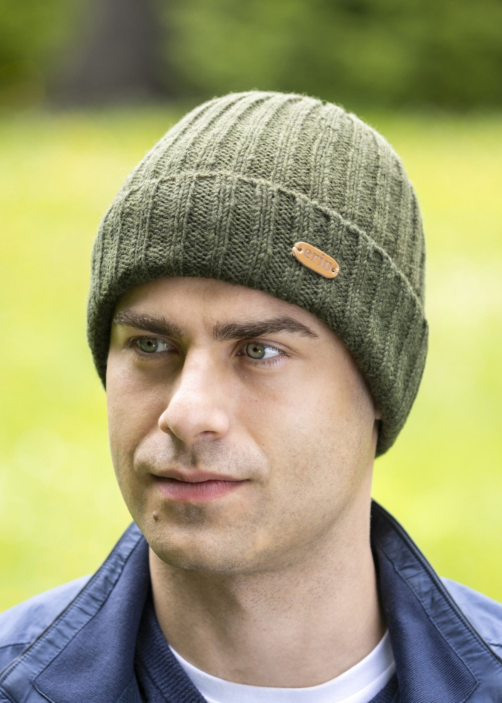 Rib Pullon Hat Turnup | Green