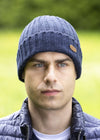 Rib Pullon Hat Turnup | Navy