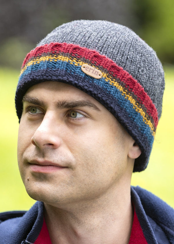 Erin Rib Pullon Turnup Hat | Charcoal