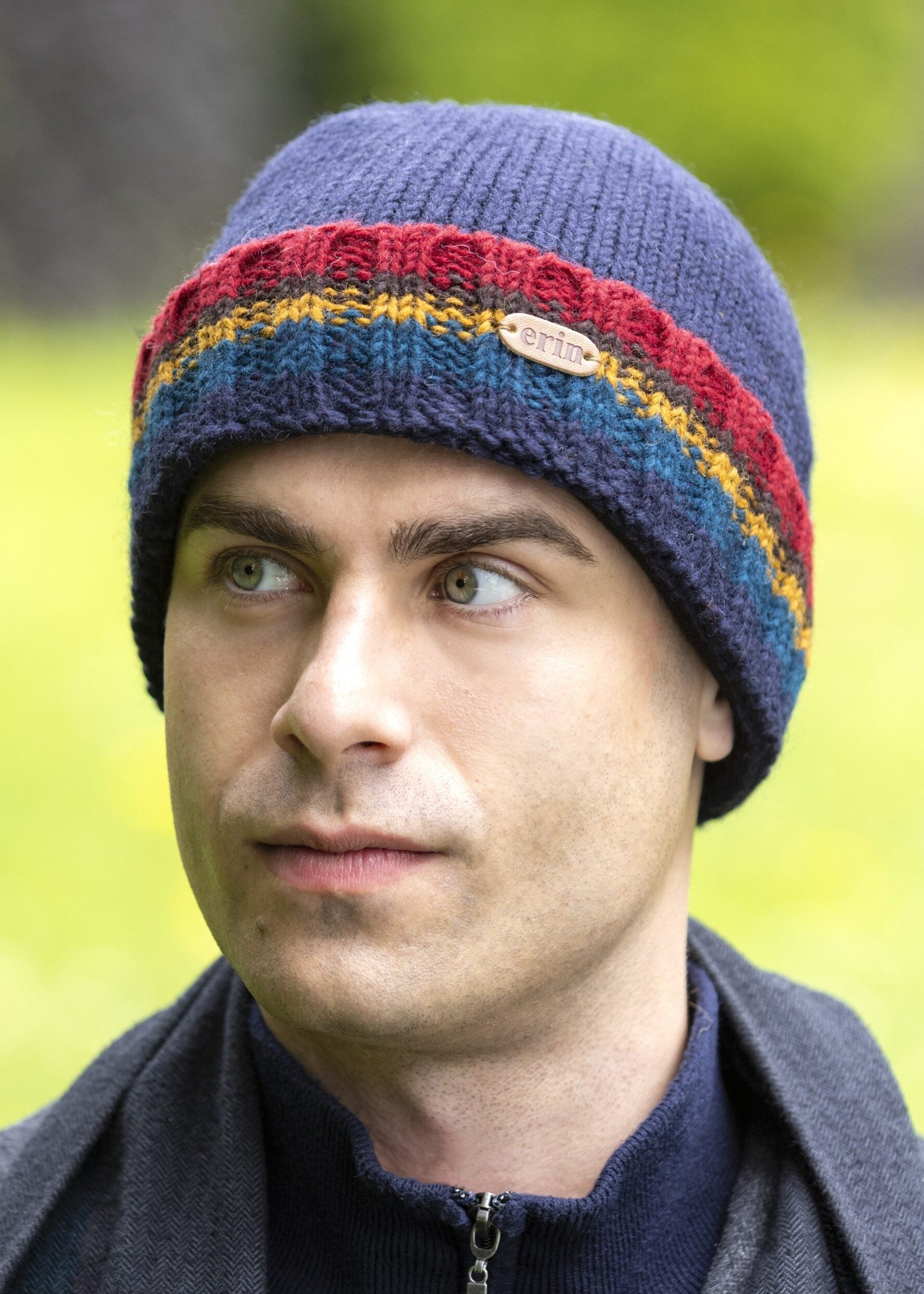 Erin Rib Pullon Turnup Hat | Navy