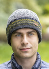Men's Rib Turnup Hat | Marled Green