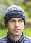 Rib Turnup Hat | Marled Blue