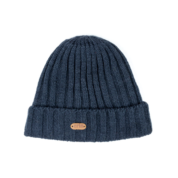 Rib Pullon Hat Turnup | Navy