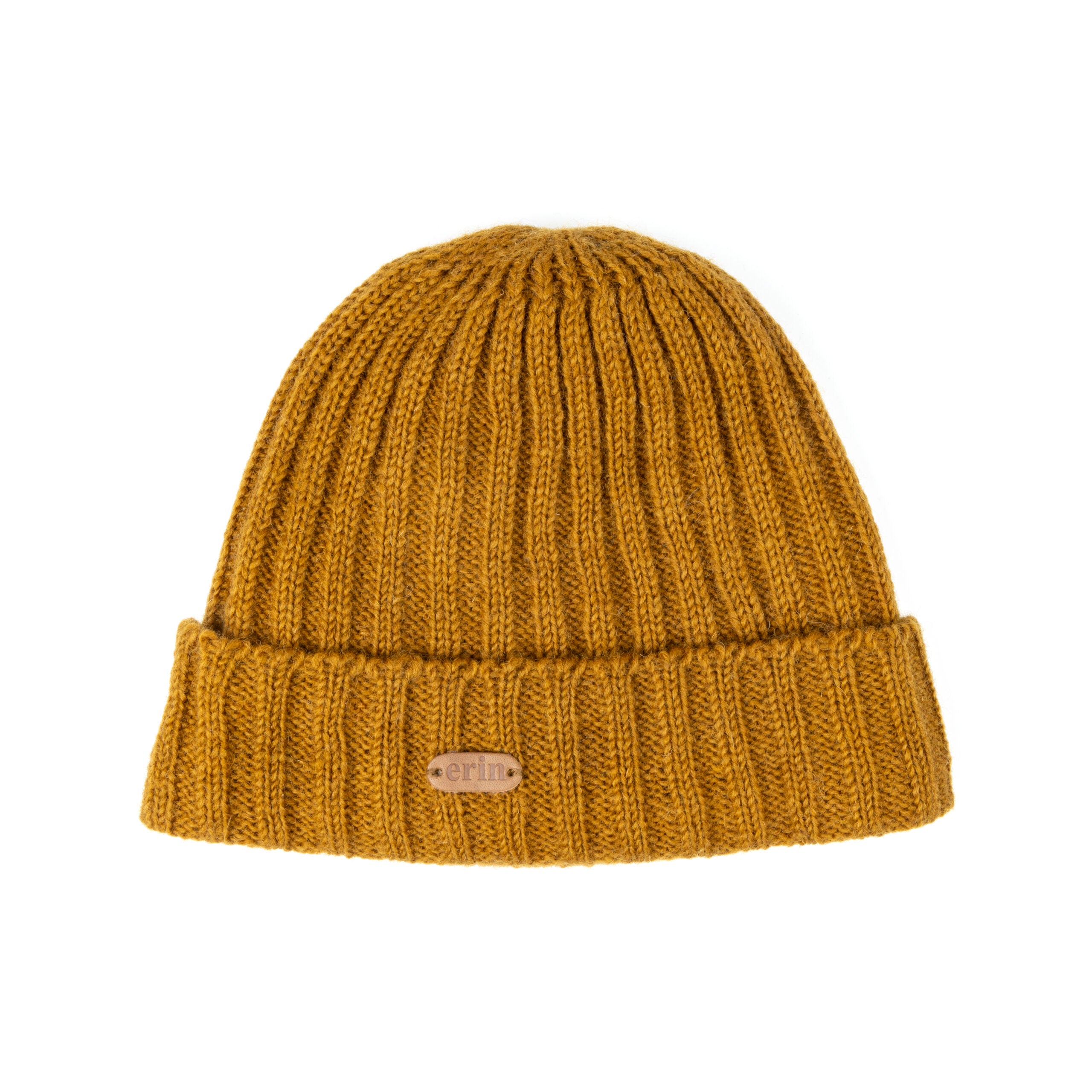 Rib Pullon Hat Turnup | Mustard