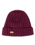 Rib Pullon Hat Turnup | Berry Red