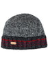 Men's Rib Turnup Hat | Marled Red