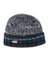 Rib Turnup Hat | Marled Blue