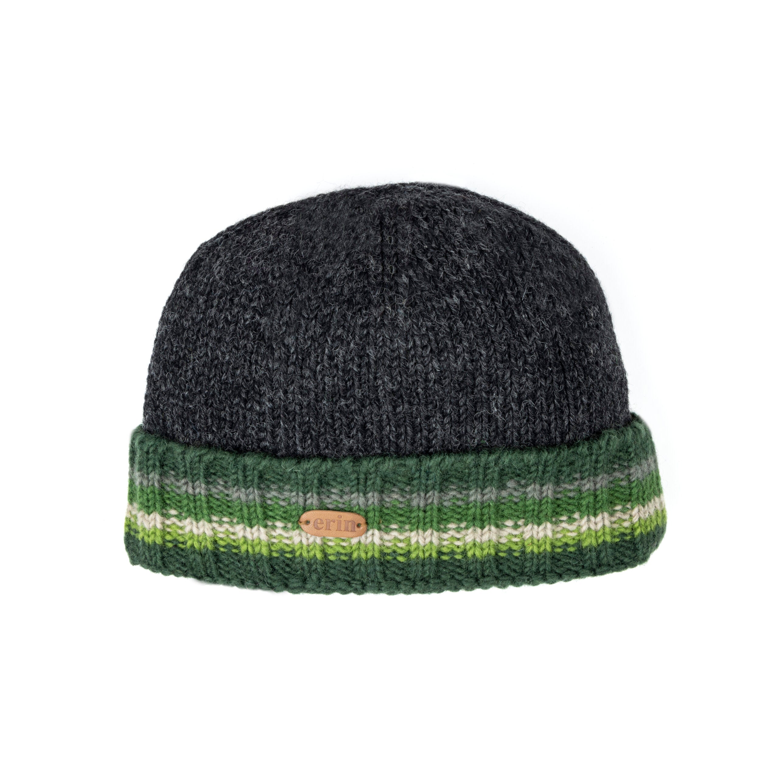 Rib Pullon Turnup Hat | Green