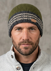 Erin Men's Rib Pullon Hat | Charcoal Green
