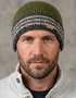 Erin Men's Rib Pullon Hat | Charcoal Green