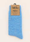 West of Ireland Alpaca Socks | Sky