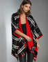 Jimmy Hourihan Red Reversible Shawl