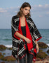 Jimmy Hourihan Red Reversible Shawl
