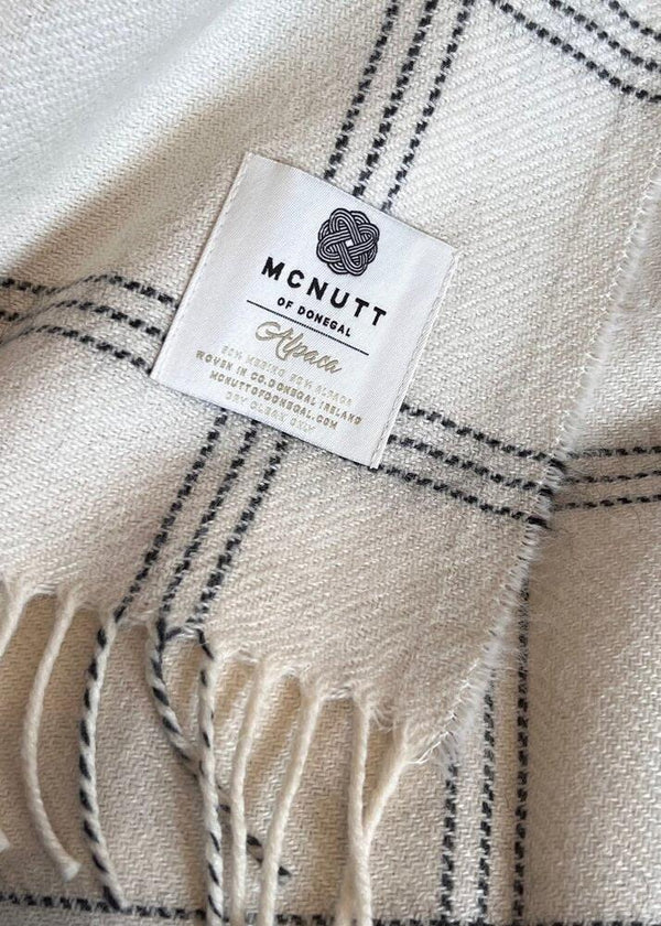 McNutt Alpaca Throw | Pearl Window