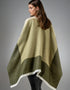 Jimmy Hourihan Shawl Block Design | Cream/Grey/Green