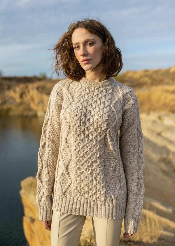 Heavy Weight Aran Fisherman Sweater