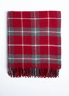 Foxford Lambswool Throw | Ashford Grey Check