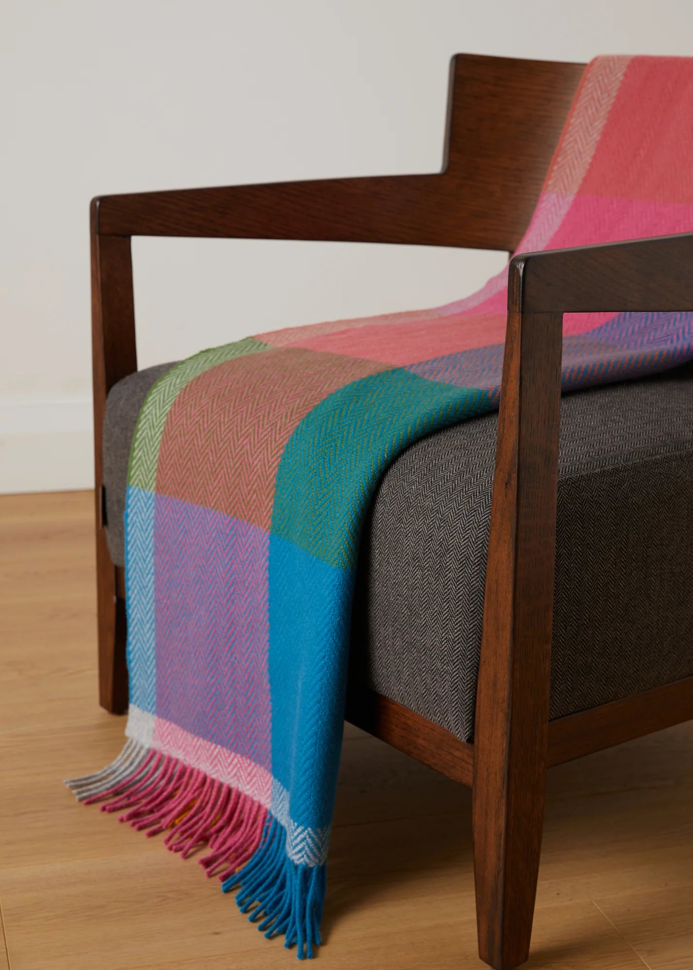 Foxford Deel Cashmere and Lambswool Throw