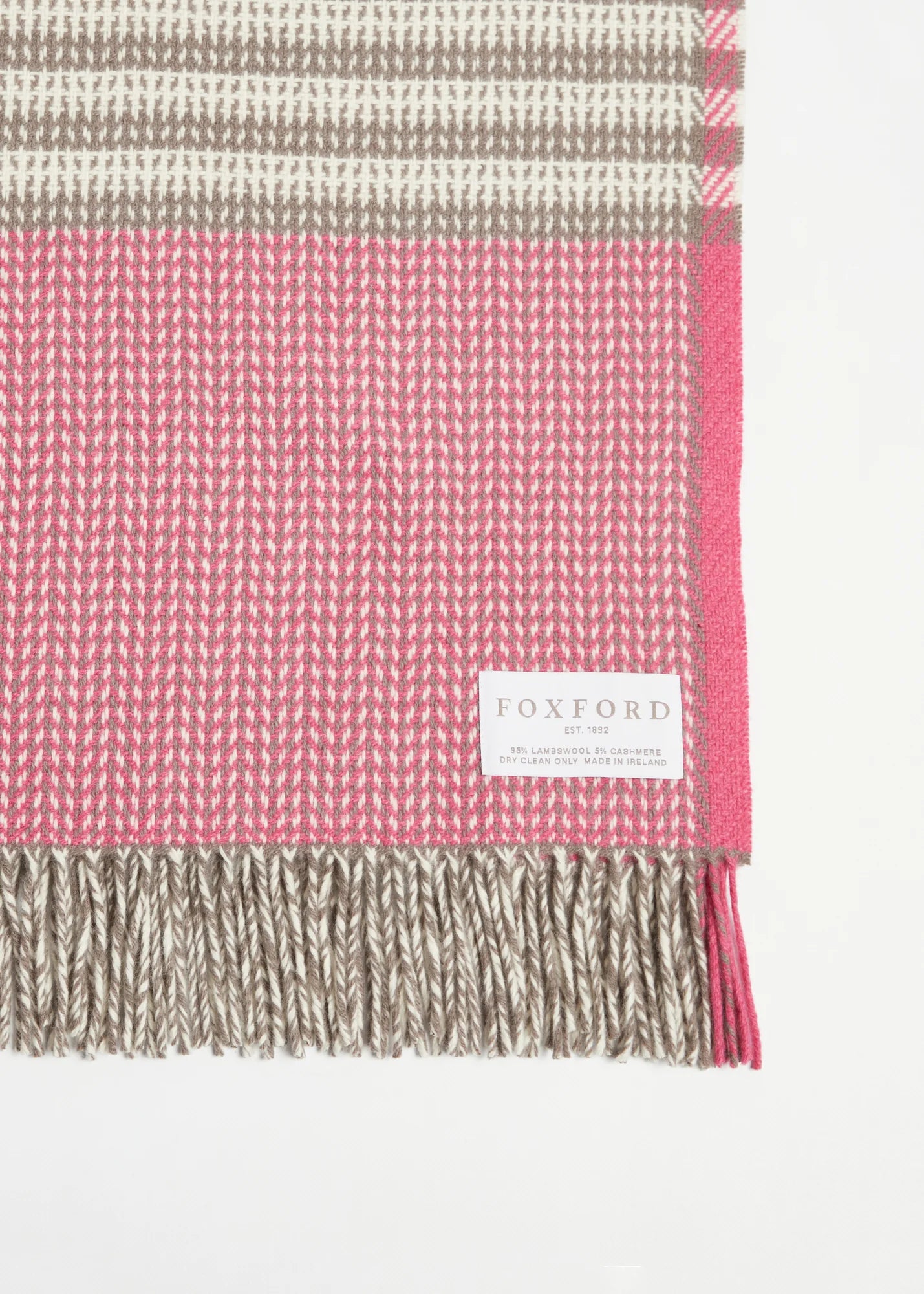 Foxford Ella Cashmere and Lambswool Throw