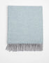 Foxford Lambswool Throw | Killybegs - Silver Opal