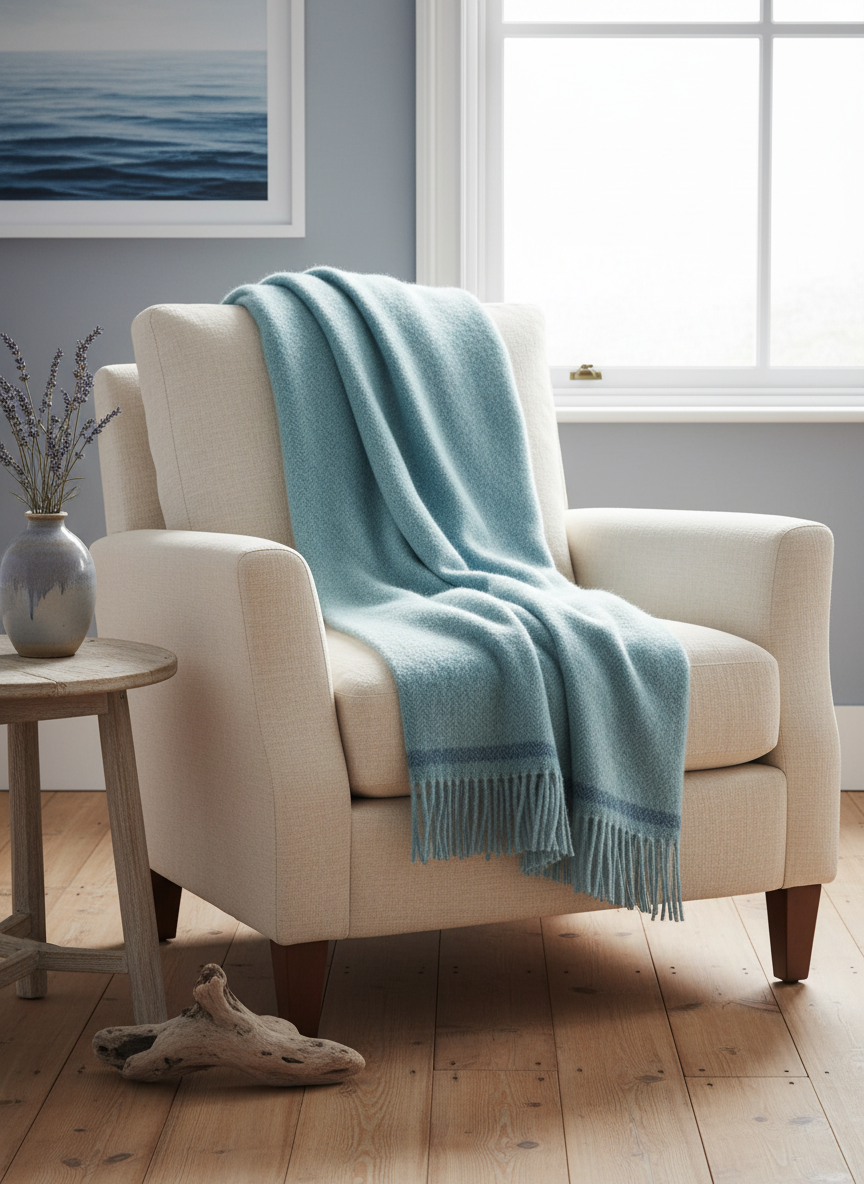 Foxford Lambswool Throw | Dunbrody