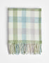 Foxford Pastel Check Lambswool Baby Blanket