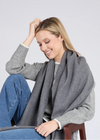 Foxford Oxford Fine Wool Cashmere Blend Scarf