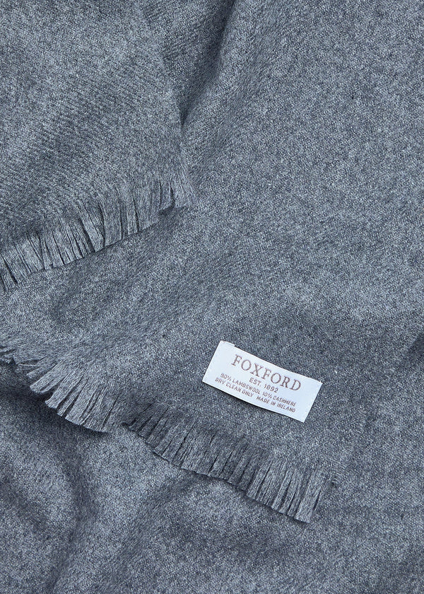 Foxford Oxford Fine Wool Cashmere Blend Scarf
