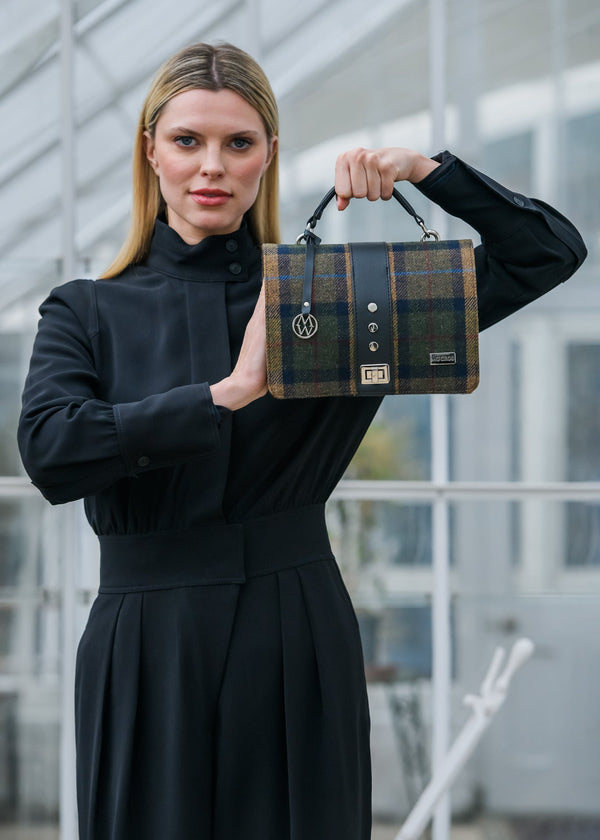 Mucros Fiona Bag | Moss Check