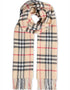 Foxford Fawn, Black & Red Check Scarf