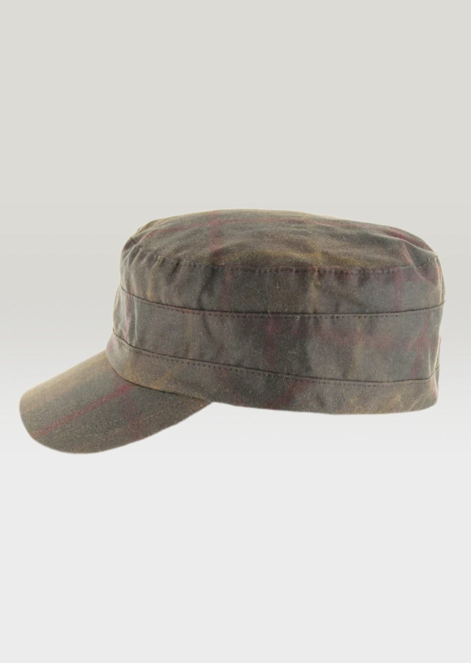 Mucros Wax Fisherman Cap | Tartan