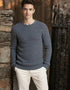 Fisherman Rib Merino Sweater | Slate