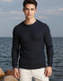 Fisherman Rib Merino Sweater | Charcoal