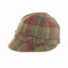 Pink Green Check Flapper Hat Mucros