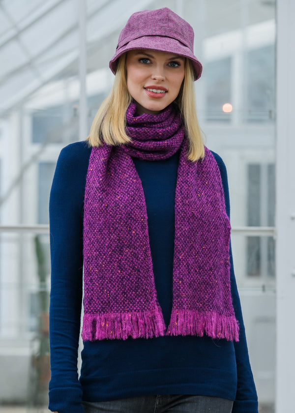 Mucros Islander Scarf | Authentic Irish Aran Knitwear | Made in Ireland