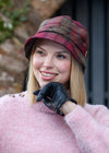 Mucros Flapper Hat | Red Check