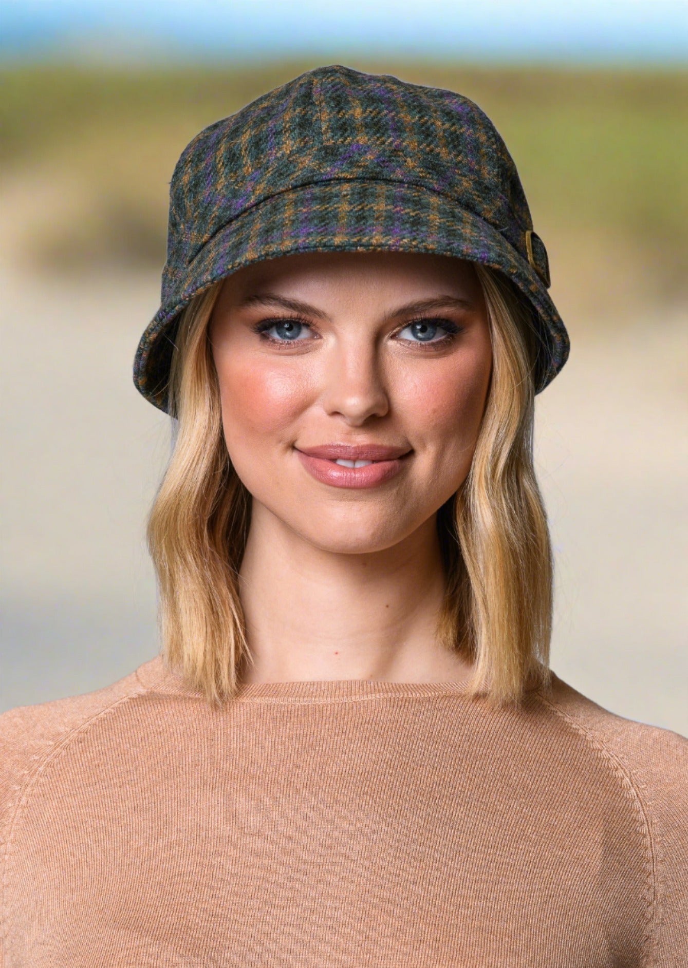 Mucros Flapper Cap | Moss Lavender