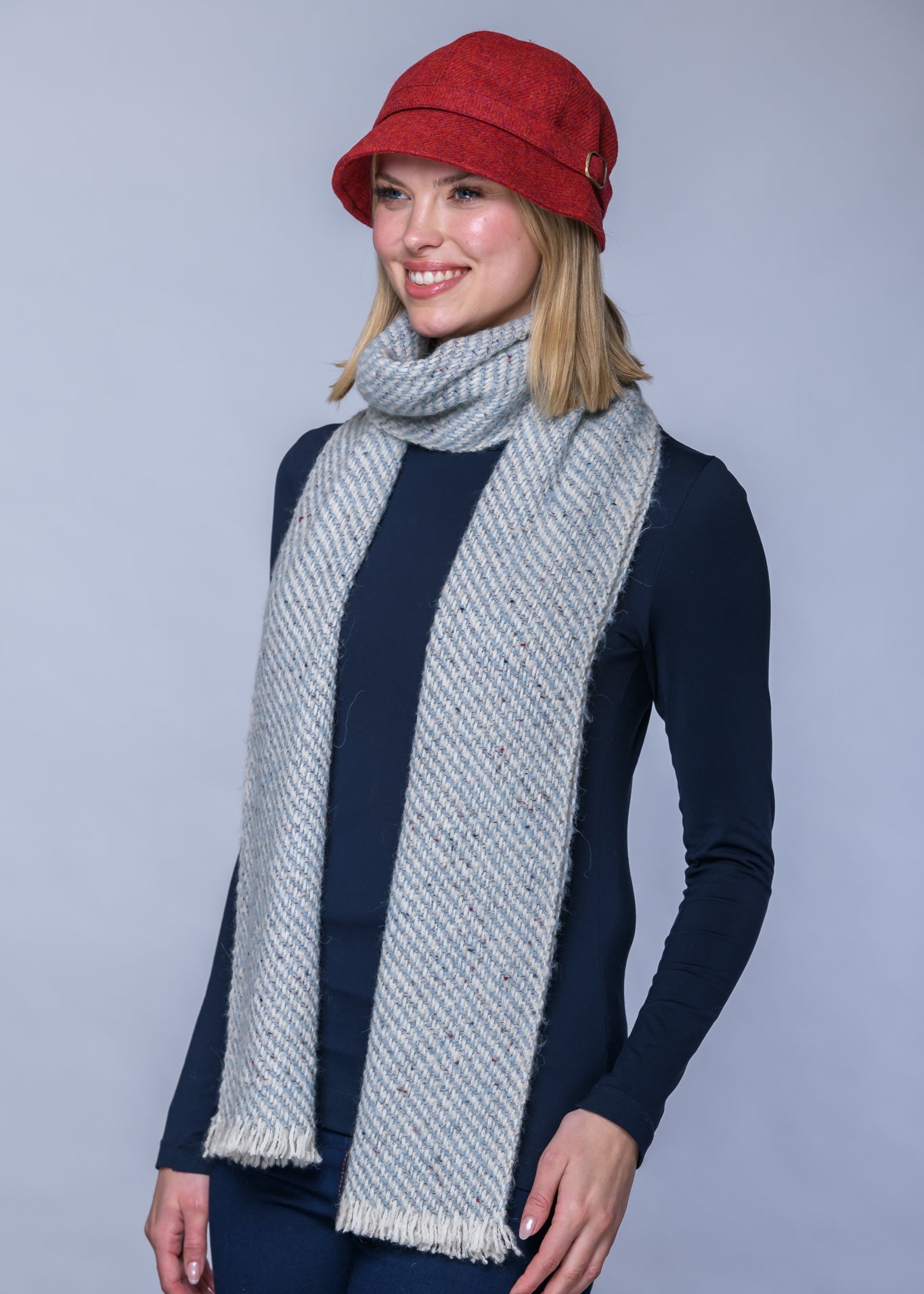 Mucros Aran Scarf | Merino Wool Alpaca Scarf