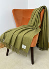 Mcnutt Merino Wool Blanket | Forever Olive Throw