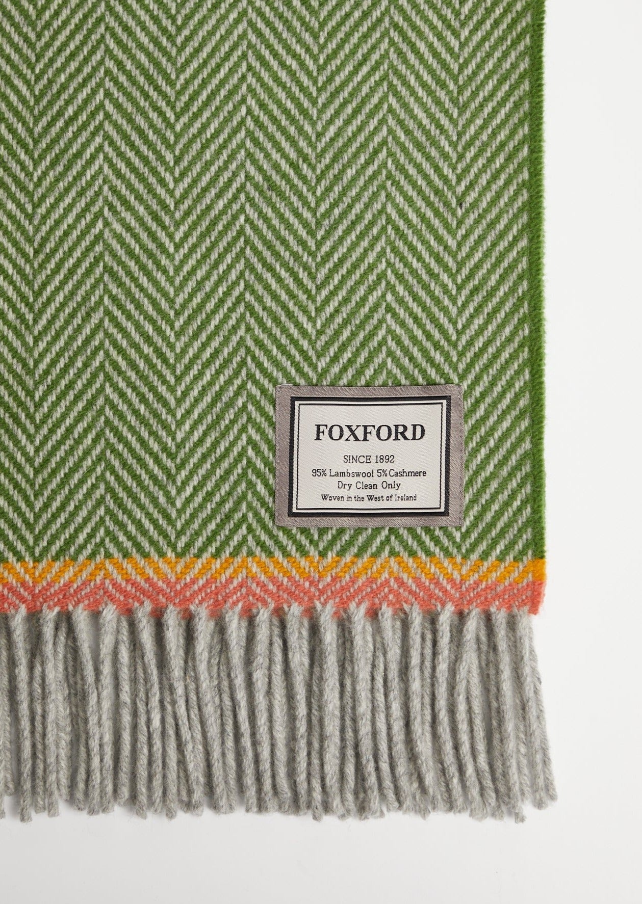 Foxford Barrow Cashmere And Lambswool Throw