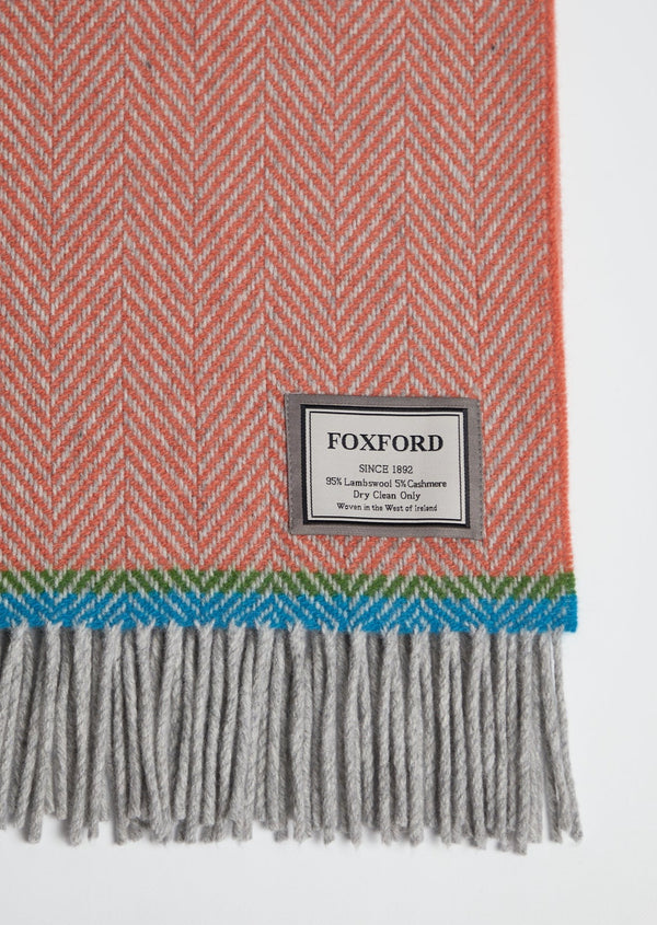 Foxford Shannon Cashmere and Lambswool Throw