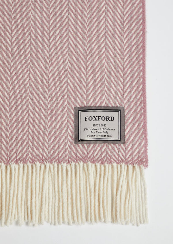 Foxford Maeve Cashmere And Lambswool Throw