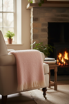 Foxford Mohair Throw | Cherry Blossom