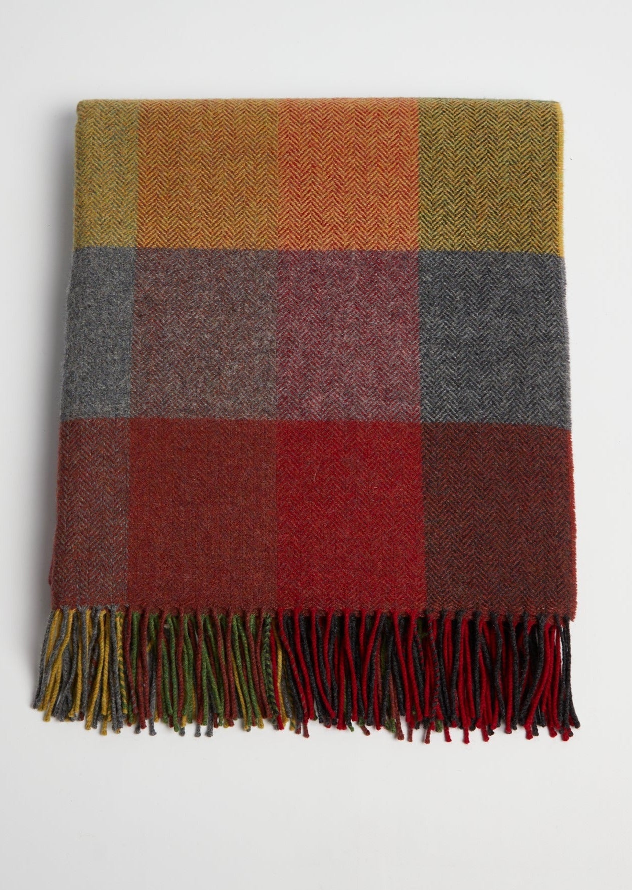 Foxford Forest Drive Lambswool Throw