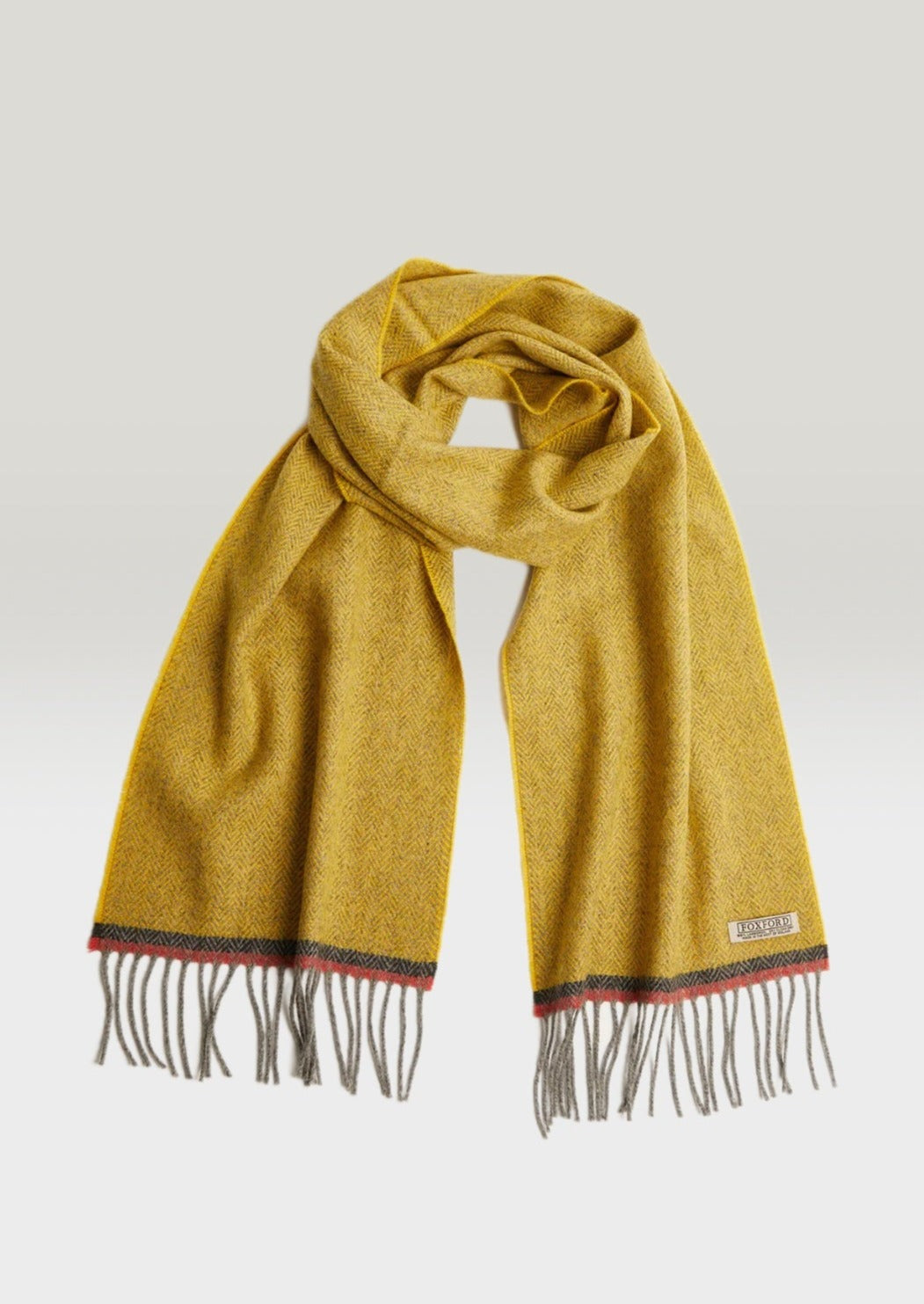 Foxford Gold Lambswool Scarf